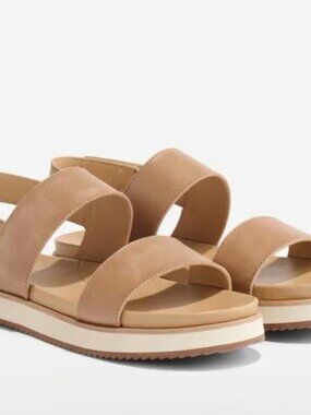 Nisolo Platform Sandals in Almond